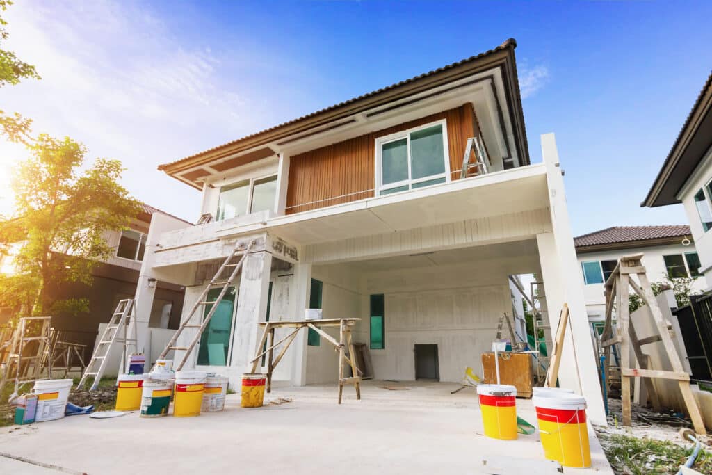 Complete home exterior remodel in San Antonio TX with roofing upgrade