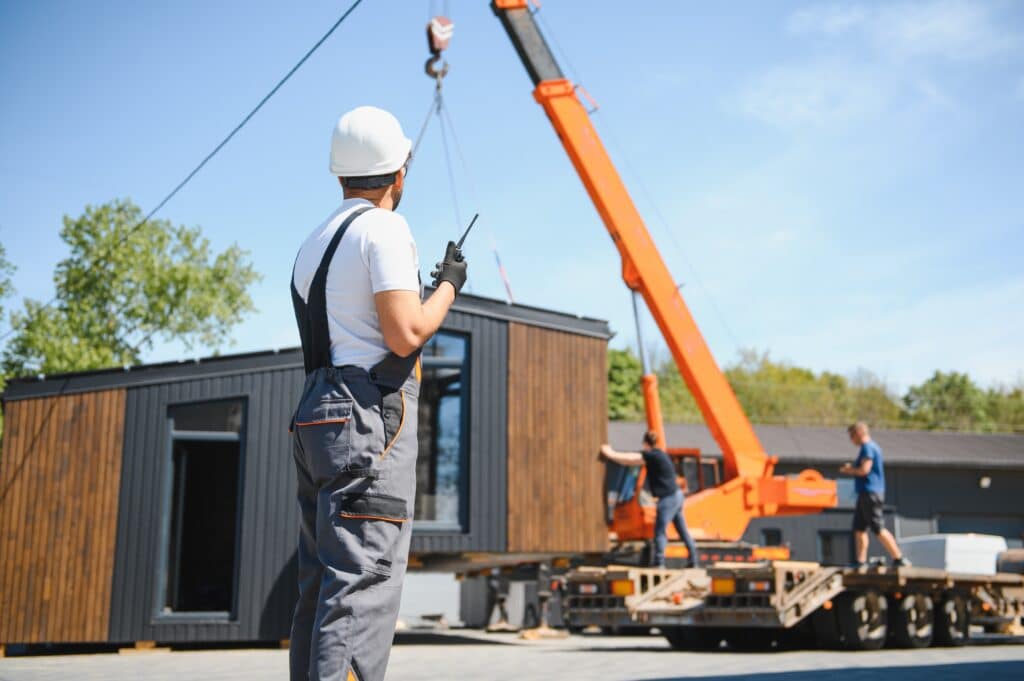 Custom tiny home built by HouseFX in San Antonio with modern exterior design